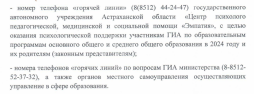Номера телефонов горячих линий